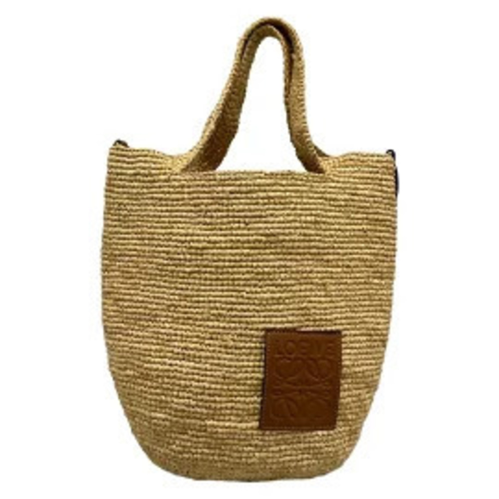 Loewe Slit Bag Tote x Tan Brown